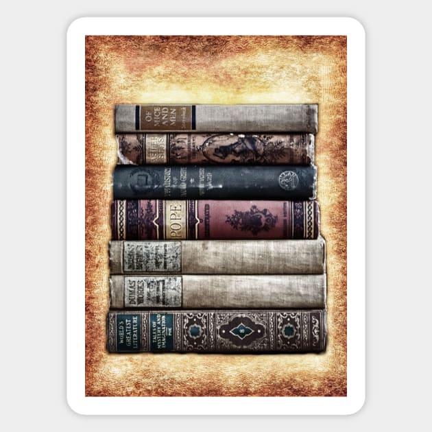 Classic Book Collection Sticker by JimDeFazioPhotography